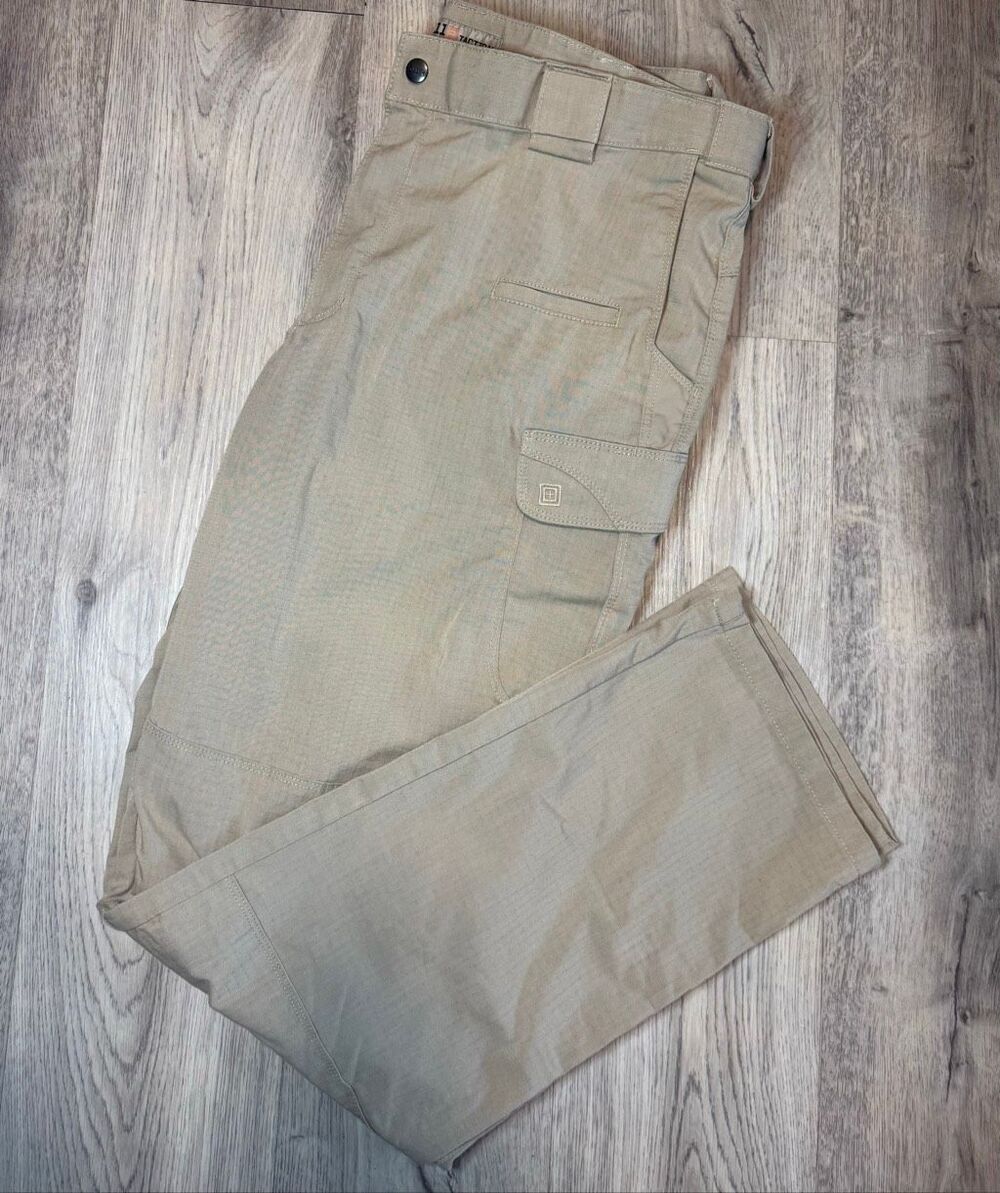 5.11 Tactical Stryke Cargo Pants Mens 40x36 Beige Ripstop Work Outdoor